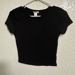 black crop top